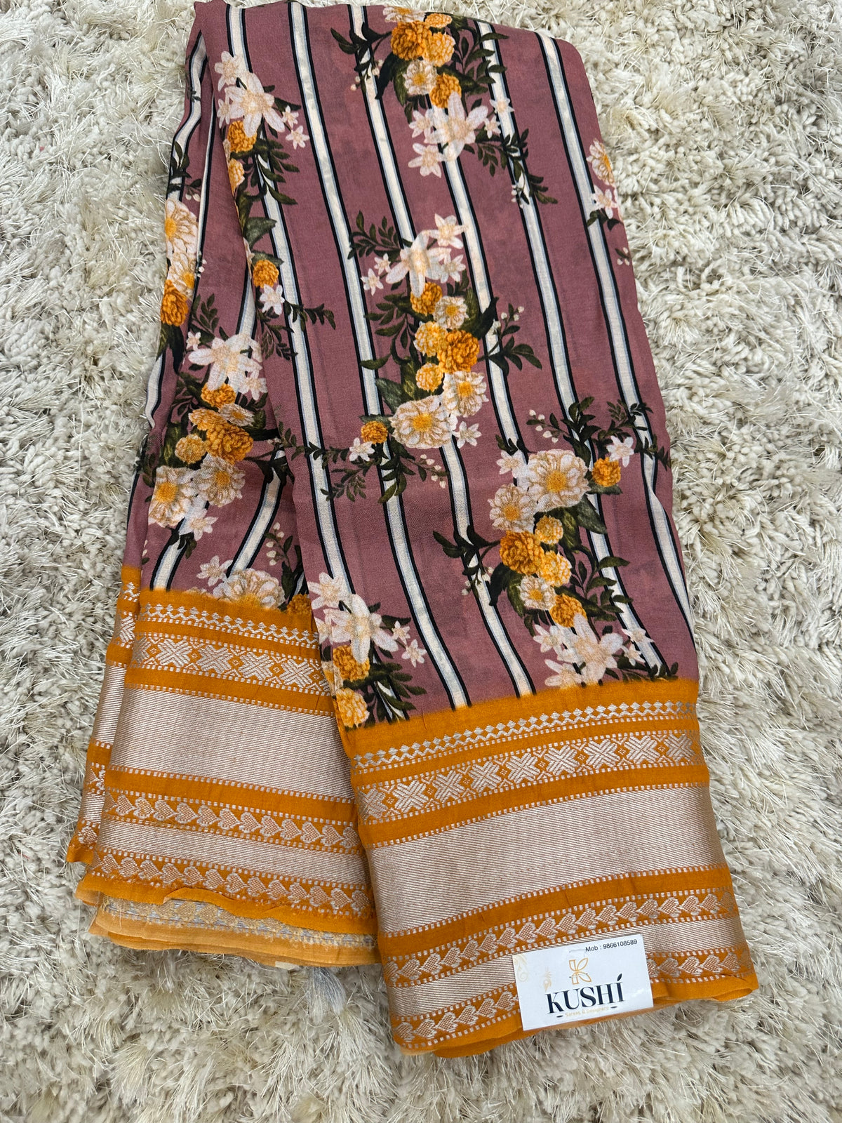 Mangalgiri digital print sarees