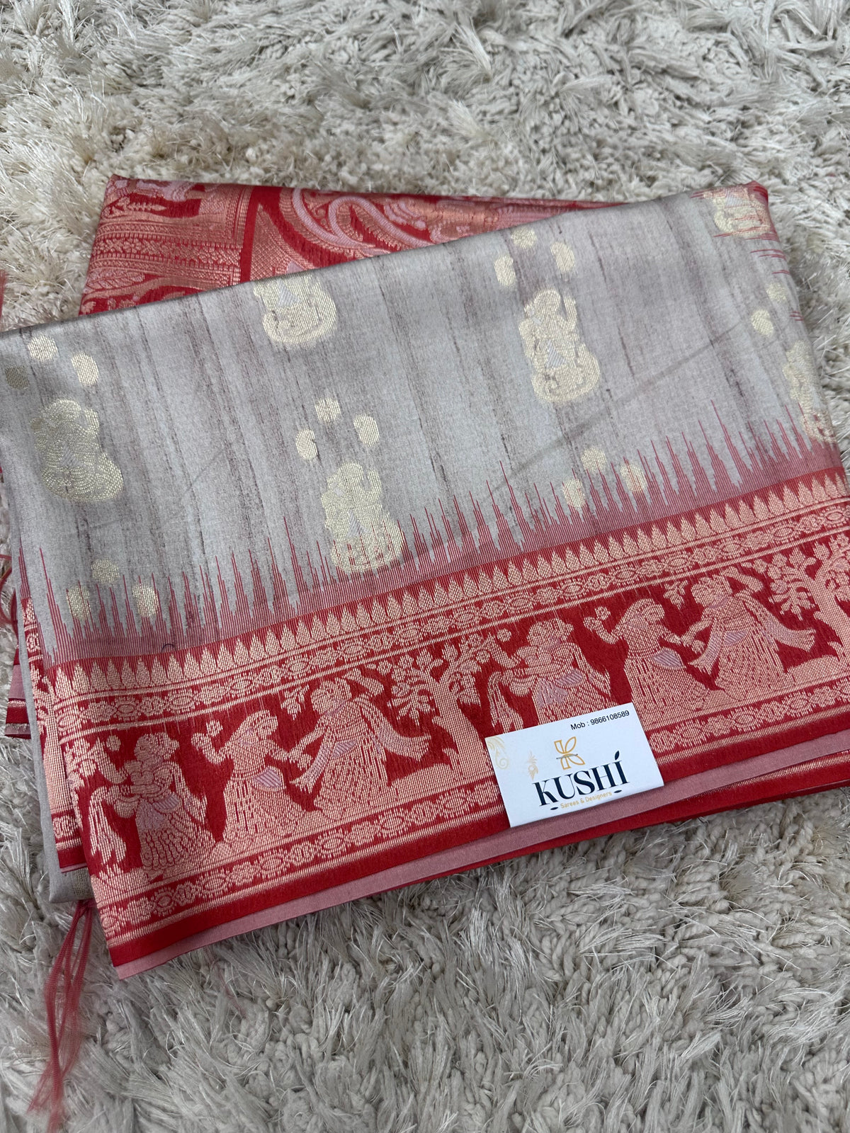 Tussure Weaving Fancy Saree