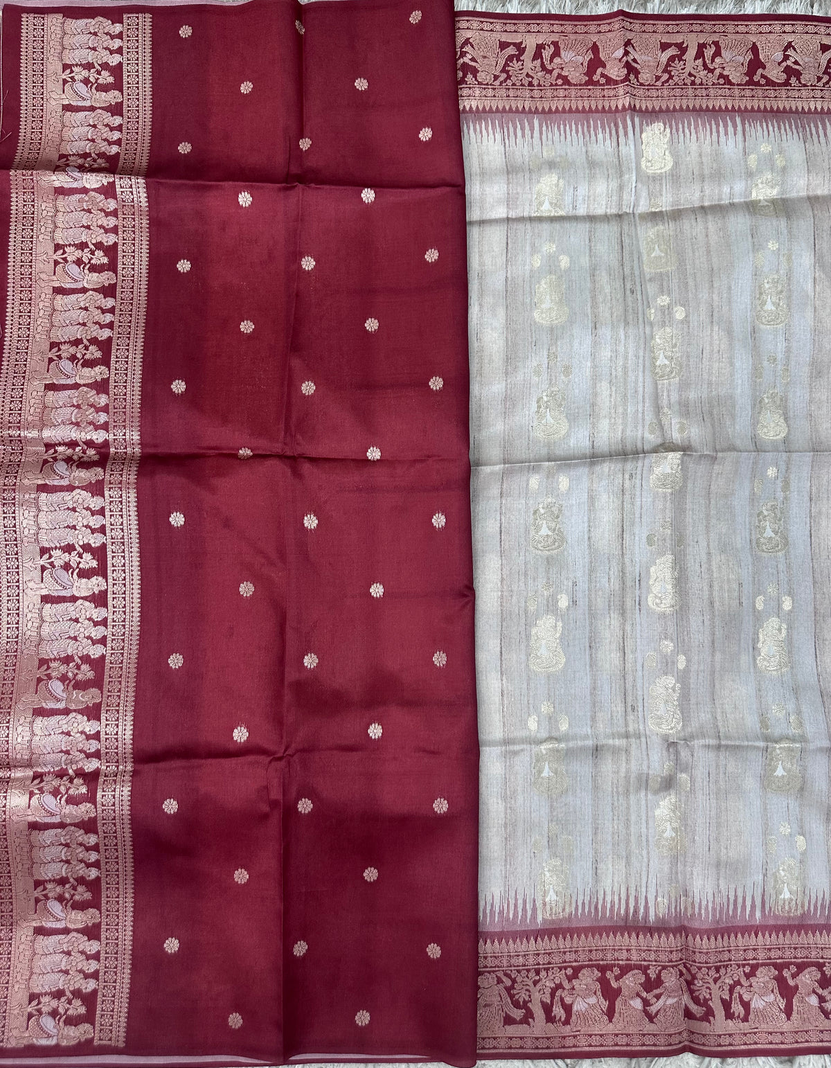 Tussure Weaving Fancy Saree