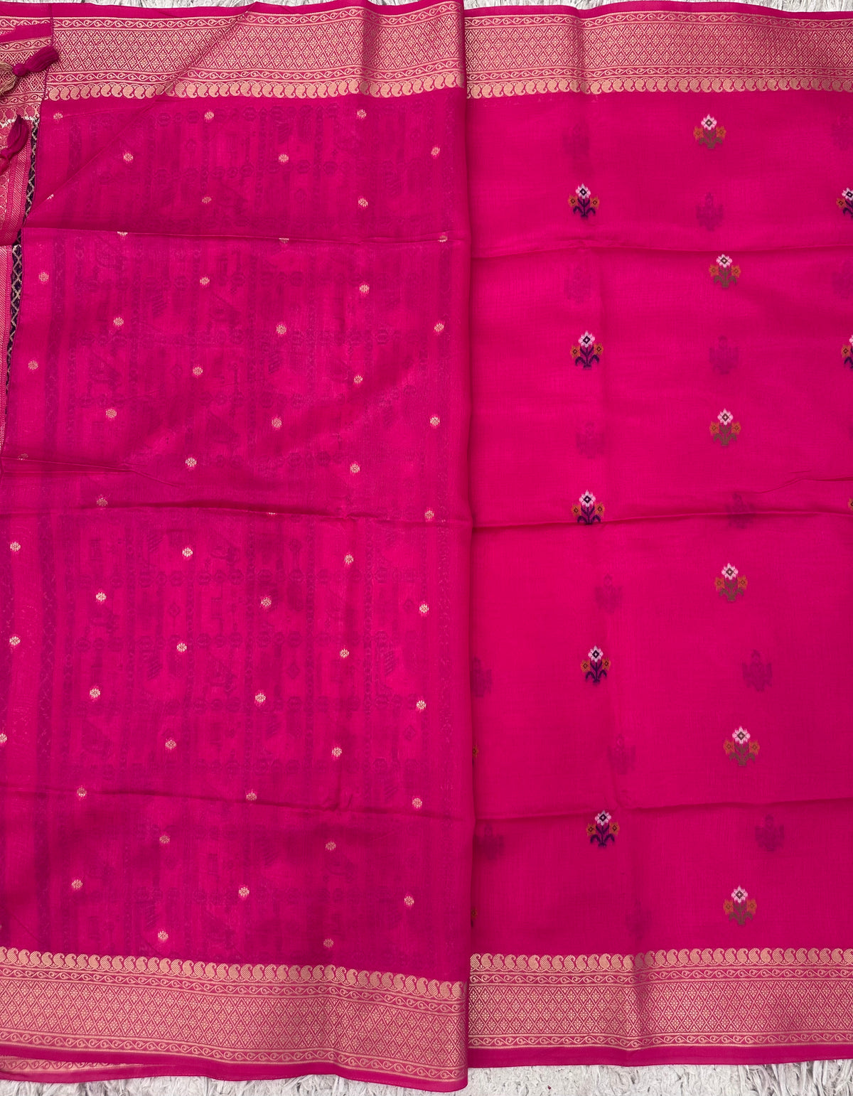 Munga Fancy Saree with Patola Pallu