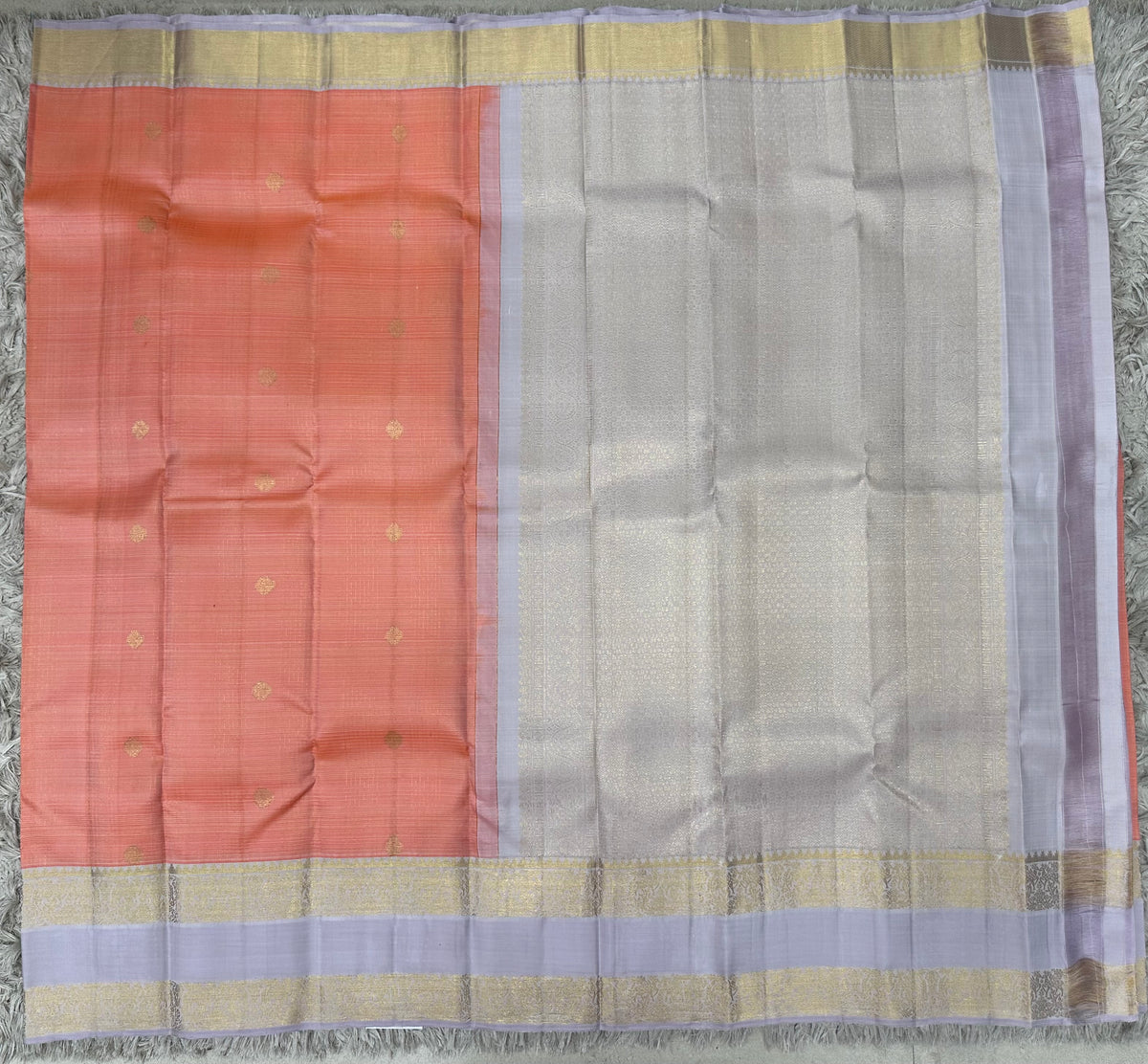 Gap border kanjivaram pattu saree