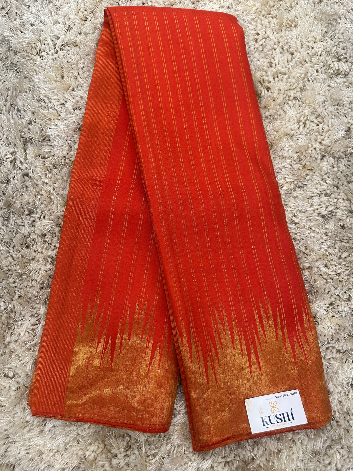 Gadwal pattu temple border saree