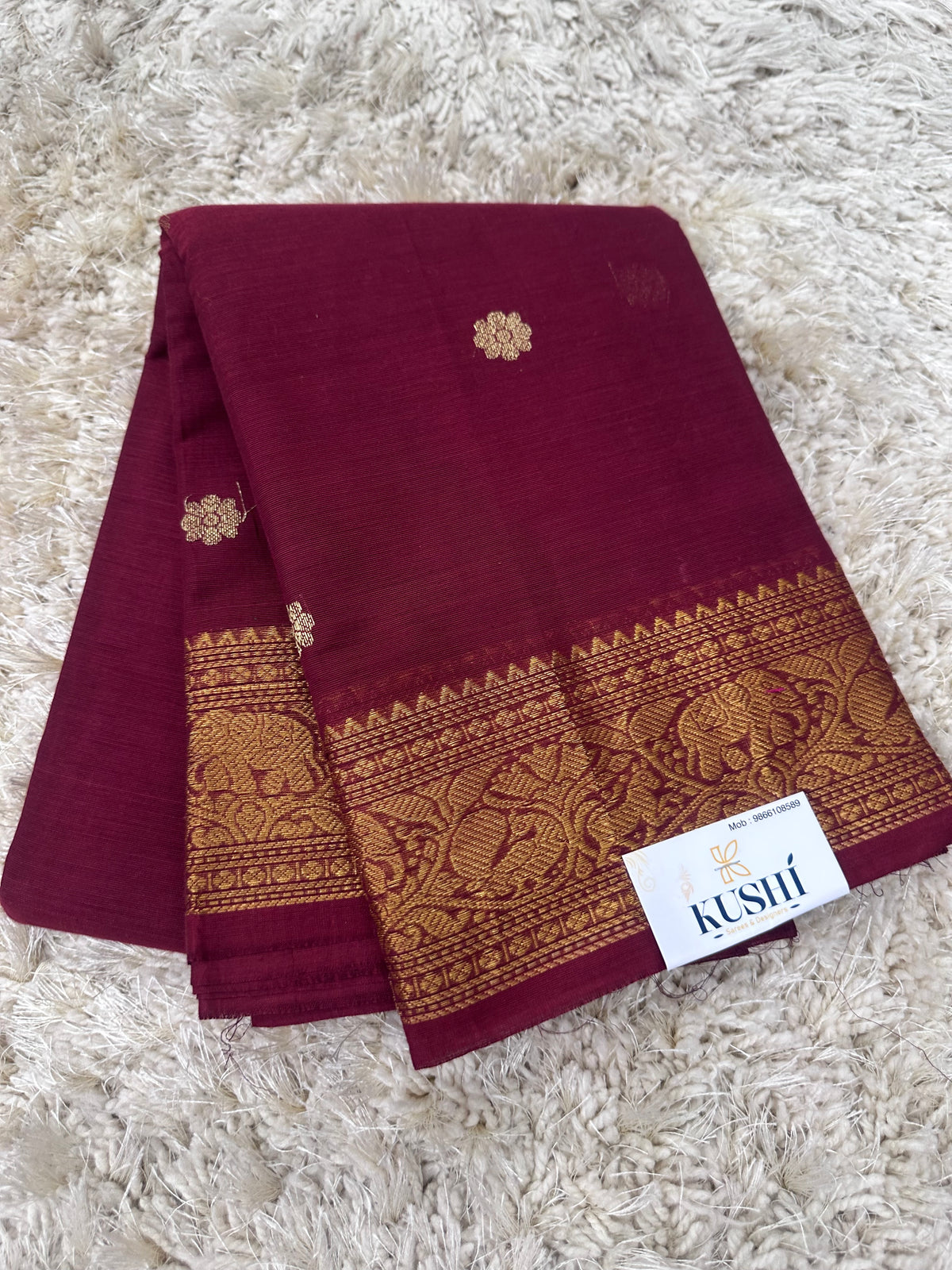 Kanchi Cotton Sarees with Heavy Pallu
