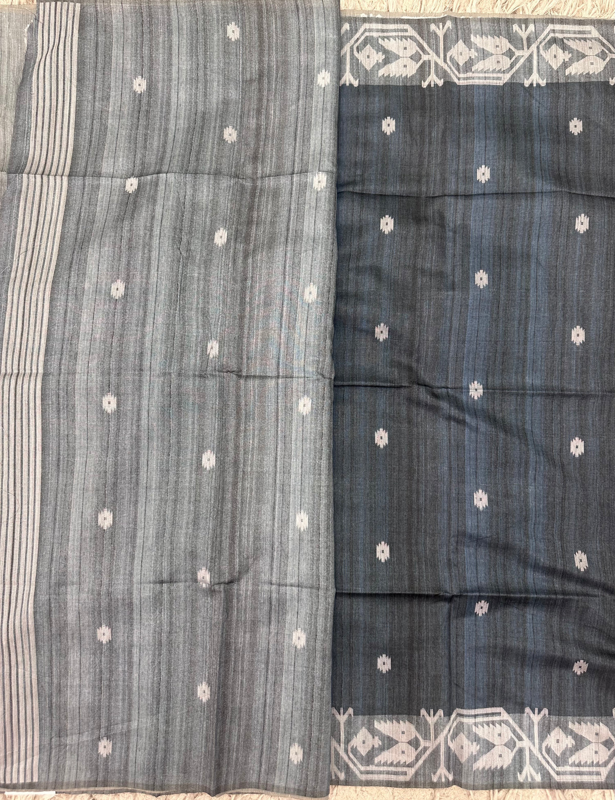 Jamdani Tussure Fancy Saree
