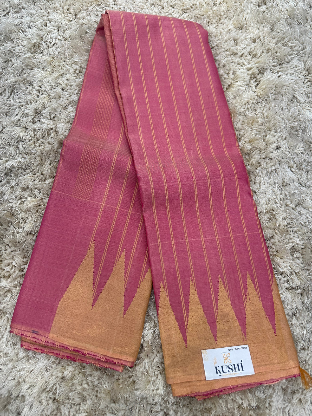 Gadwal pattu temple border saree