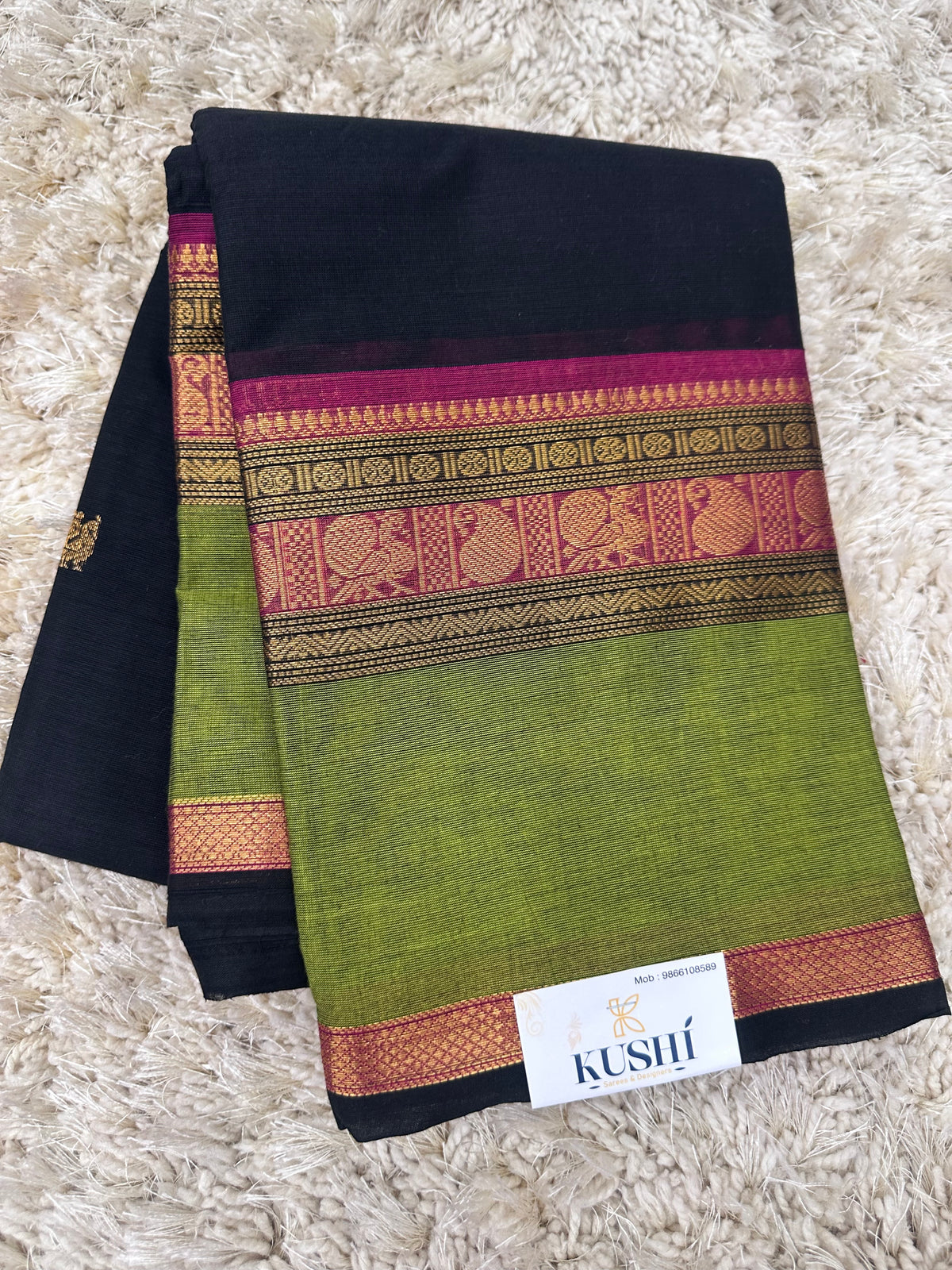 Kanchi Cotton Sarees with Heavy Pallu