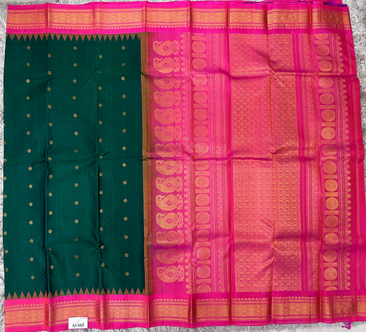 Gadwal Pattu Traditional Kanchi Border Sarees