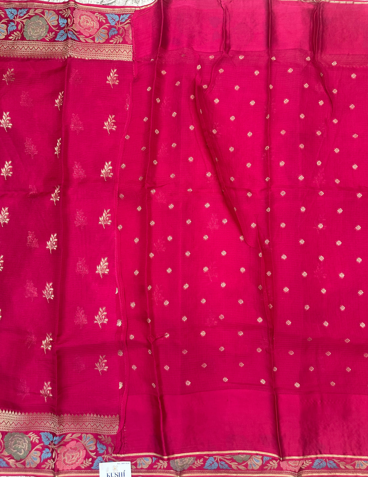 Manipuri silk Kota with banarase border saree