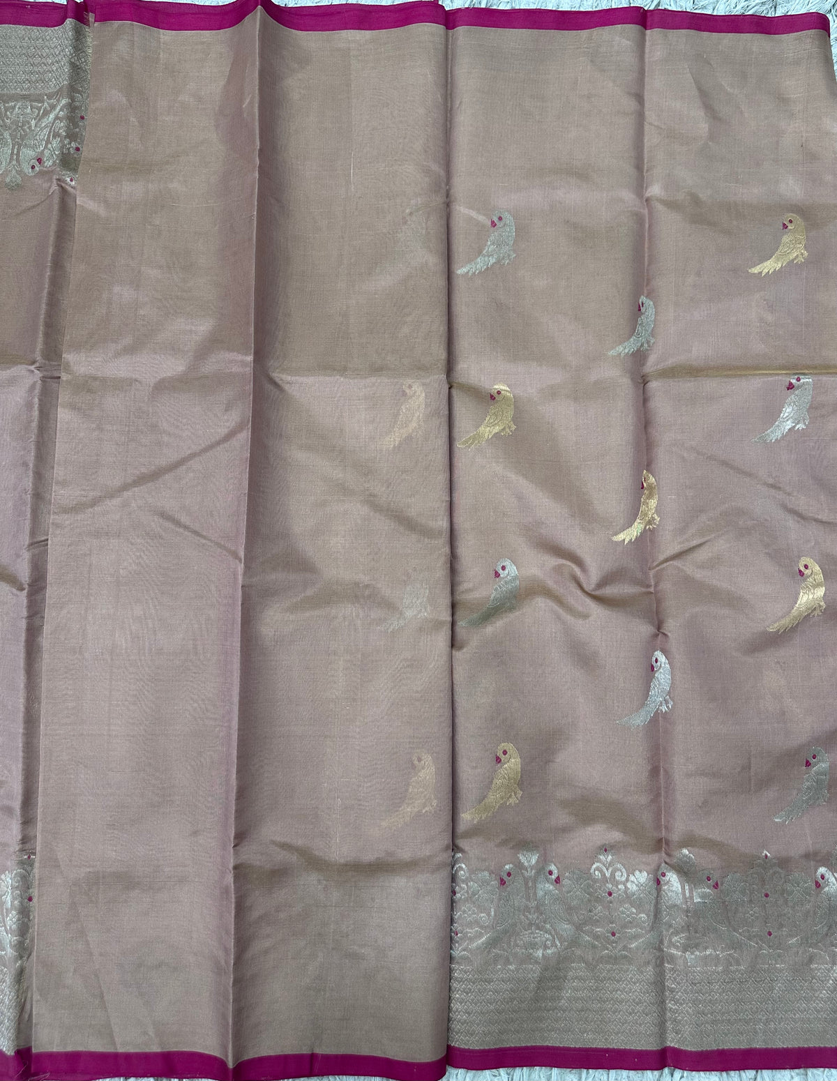 Chanderi Tissue Pattu Saree