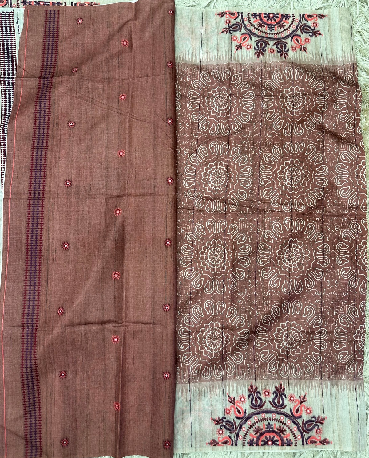 Fancy tussure weaving sarees