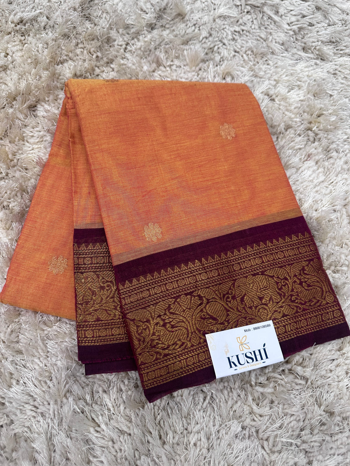 Kanchi Cotton Sarees with Heavy Pallu