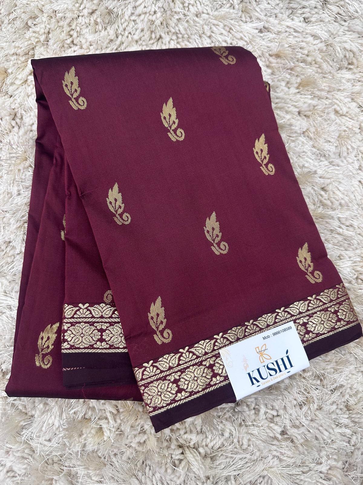 Semi silk with small border sarees