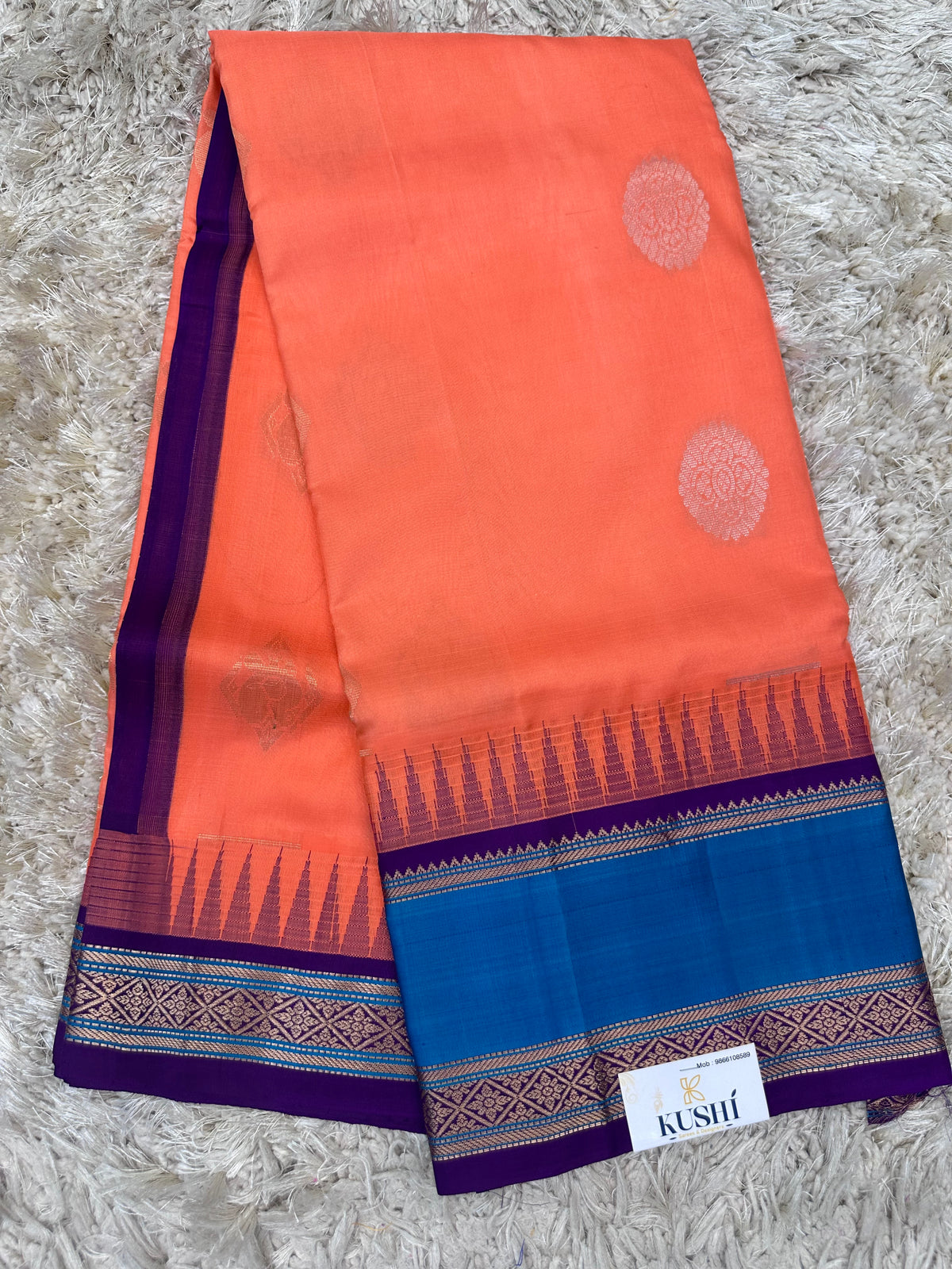 Venkatagiri Pattu Saree with Gap Border