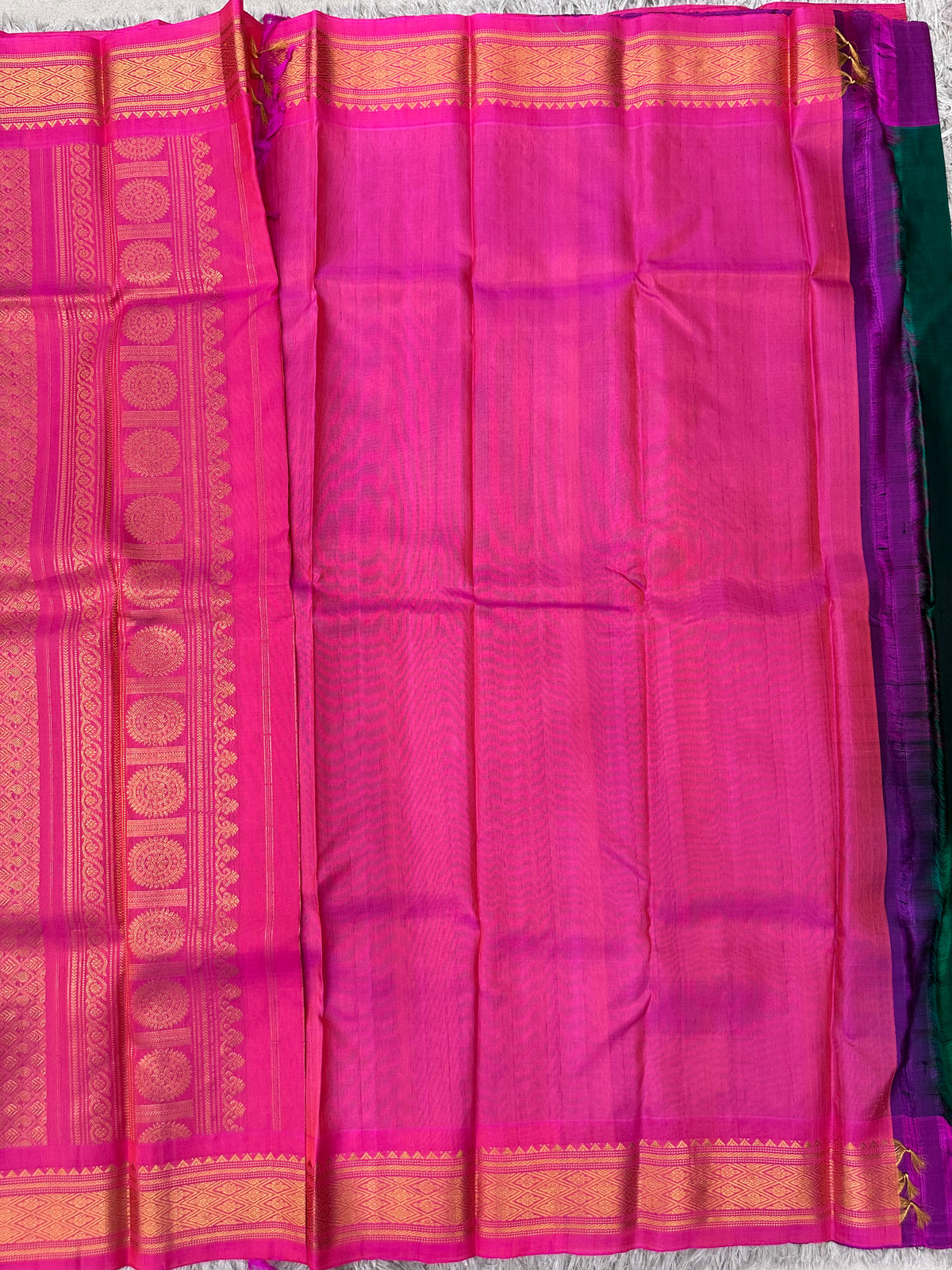 Gadwal Pattu Traditional Kanchi Border Sarees