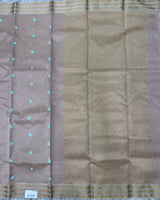 Chanderi Tissue  Pattu Saree with Kanchi Border