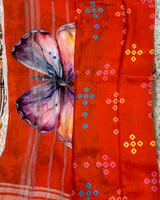 Mangalgiri digital print sarees