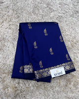Semi silk with small border sarees