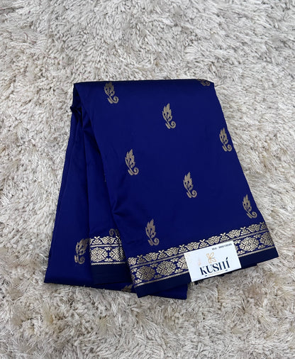 Semi silk with small border sarees
