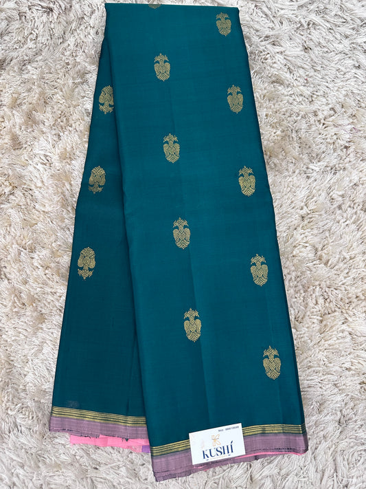 Kanchi Pattu Border Less Sarees