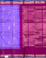 Lavender with Pink Venkatgiri Pattu Saree