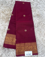 Kanchi Cotton Sarees with Heavy Pallu
