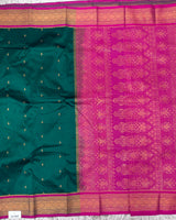 Ilkal Pattu with Traditional Border Saree