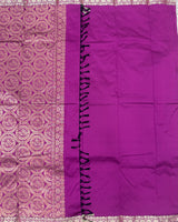 Semi silk with small border sarees