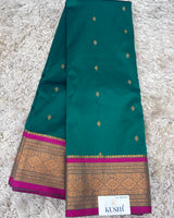 Ilkal Pattu with Traditional Border Saree