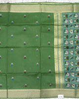 Munga Fancy Saree with Patola Pallu