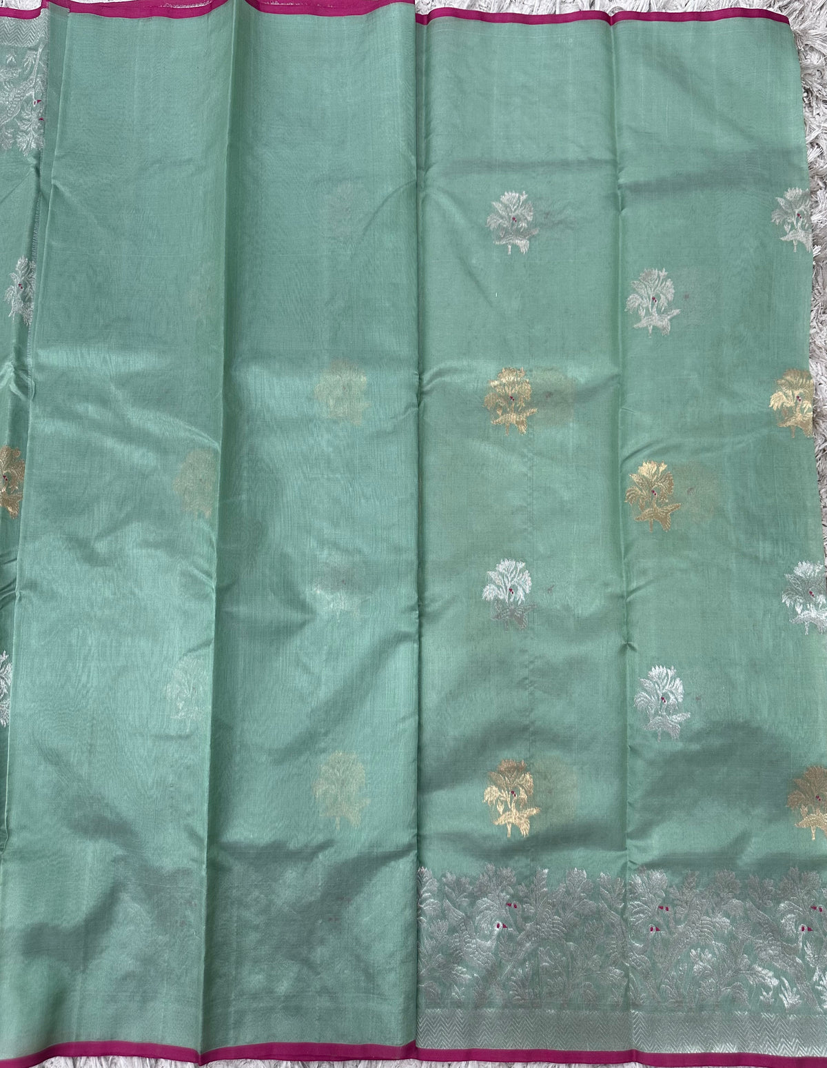 Chanderi Tissue Pattu Saree