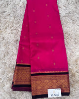 Ilkal Pattu with Traditional Border Saree