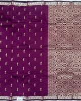Semi silk with small border sarees