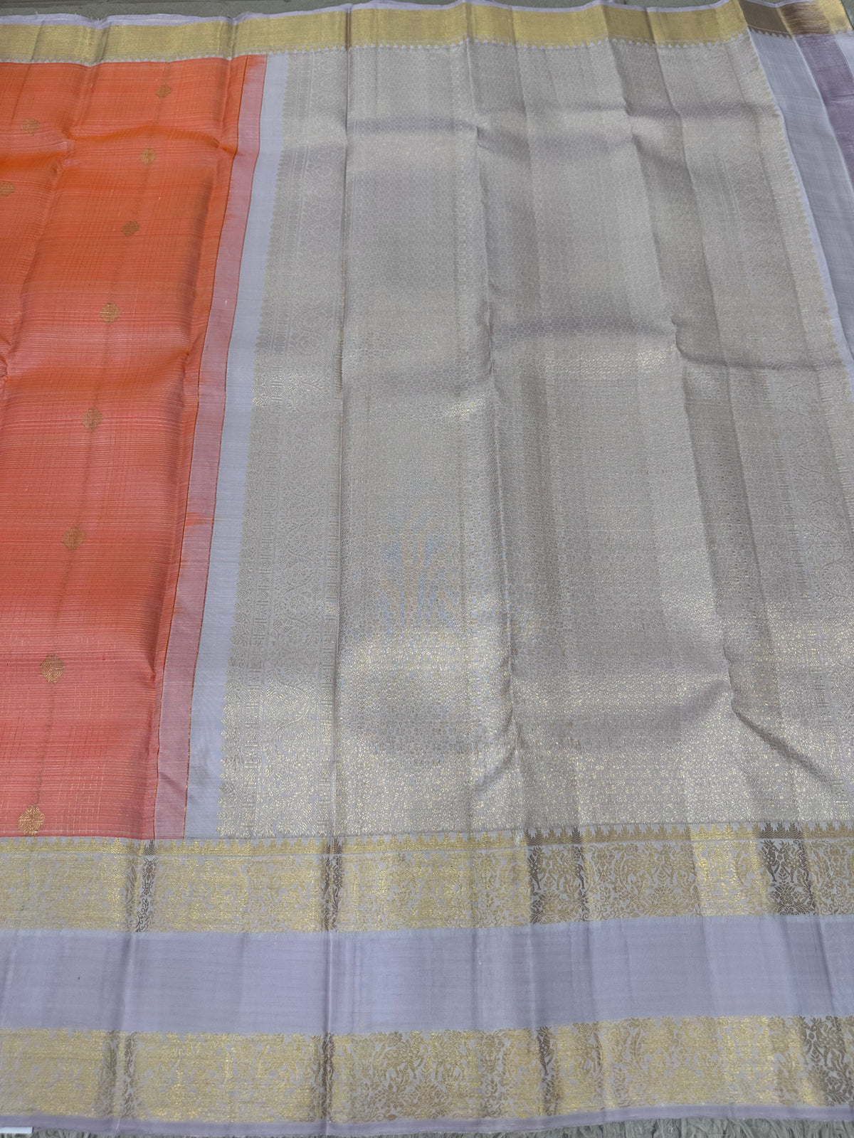 Gap border kanjivaram pattu saree