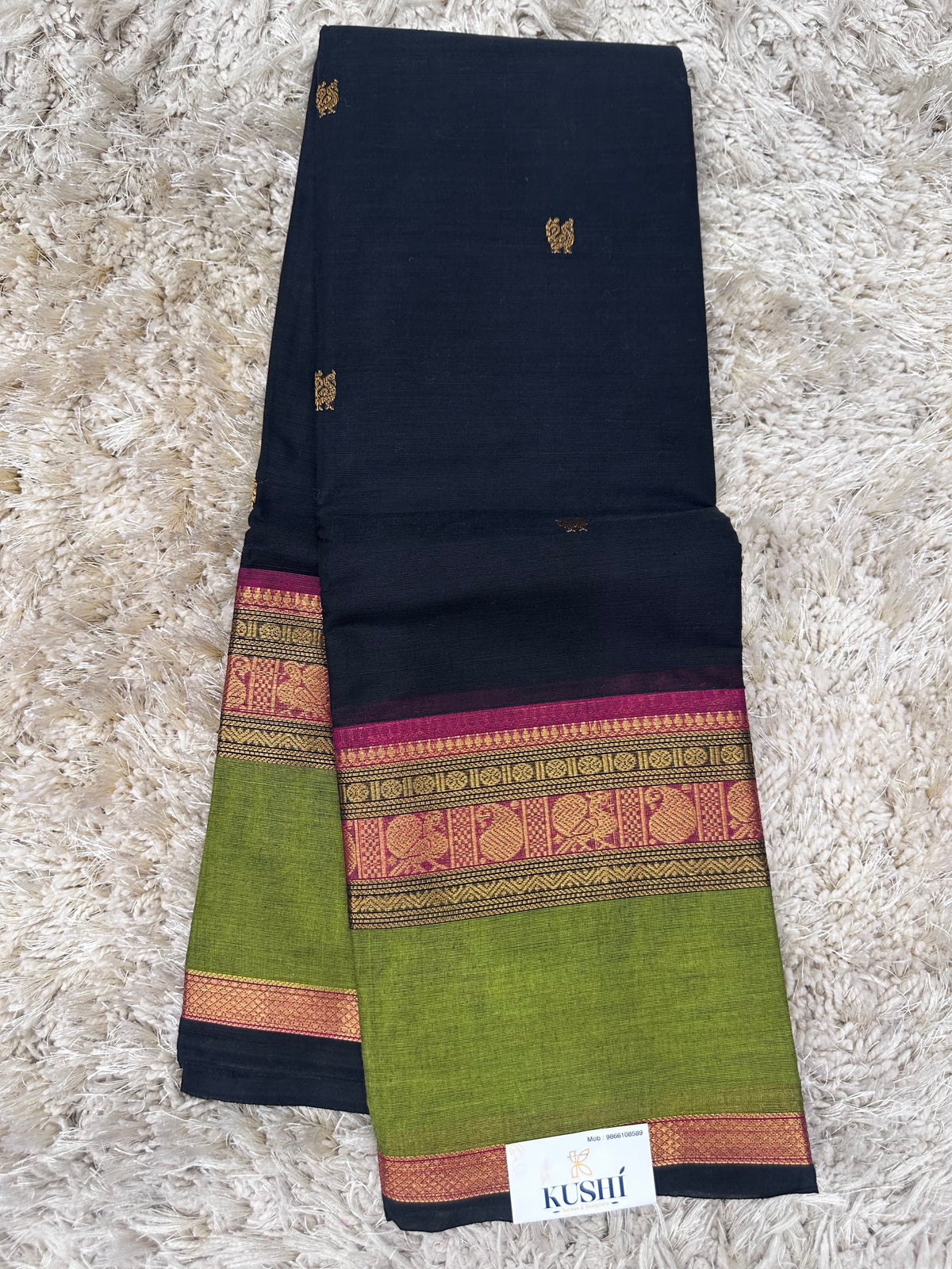 Kanchi Cotton Sarees with Heavy Pallu