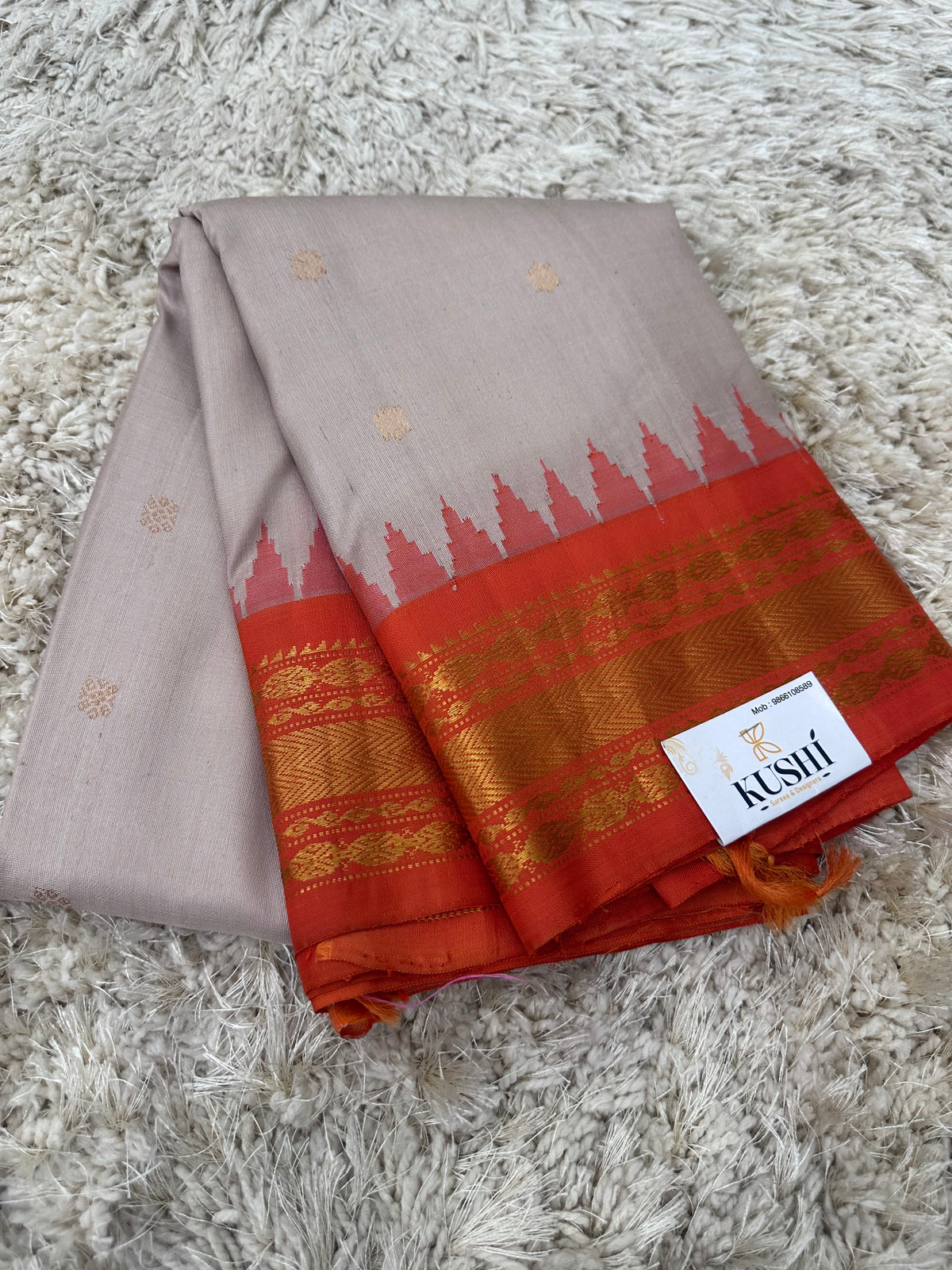 Gadwal Pattu Traditional Kanchi Border Sarees