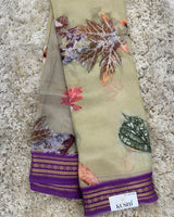 Mangalgiri digital print sarees