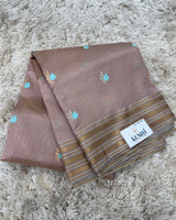 Chanderi Tissue  Pattu Saree with Kanchi Border