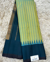 Gadwal pattu plain border saree