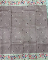 Fancy Soft Tussure Saree with Floral Border Saree