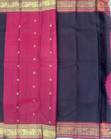 Brown Vintage Kanjivaram Pattu Saree