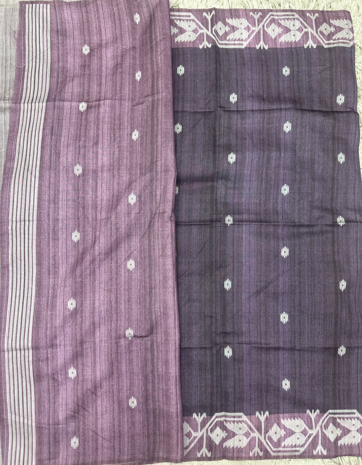 Jamdani Tussure Fancy Saree