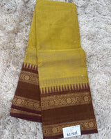 Kanchi Cotton Sarees with Heavy Pallu