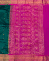 Ilkal Pattu with Traditional Border Saree