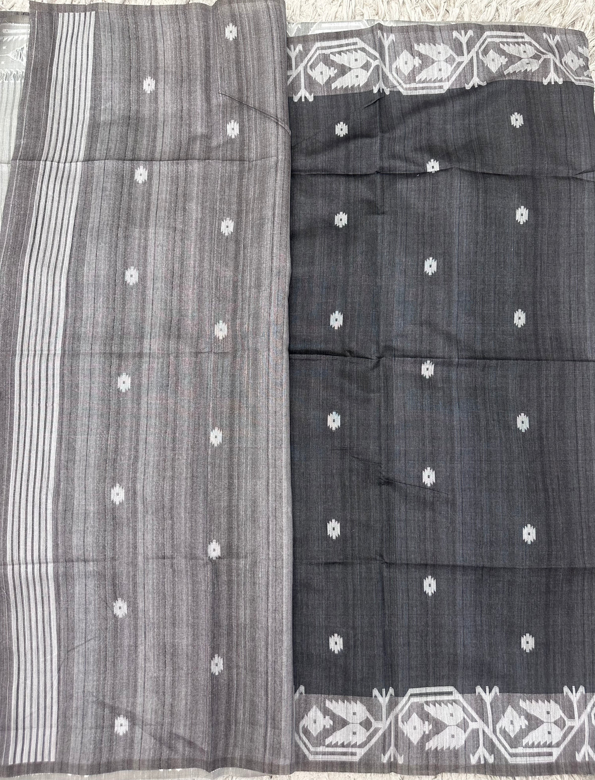 Jamdani Tussure Fancy Saree