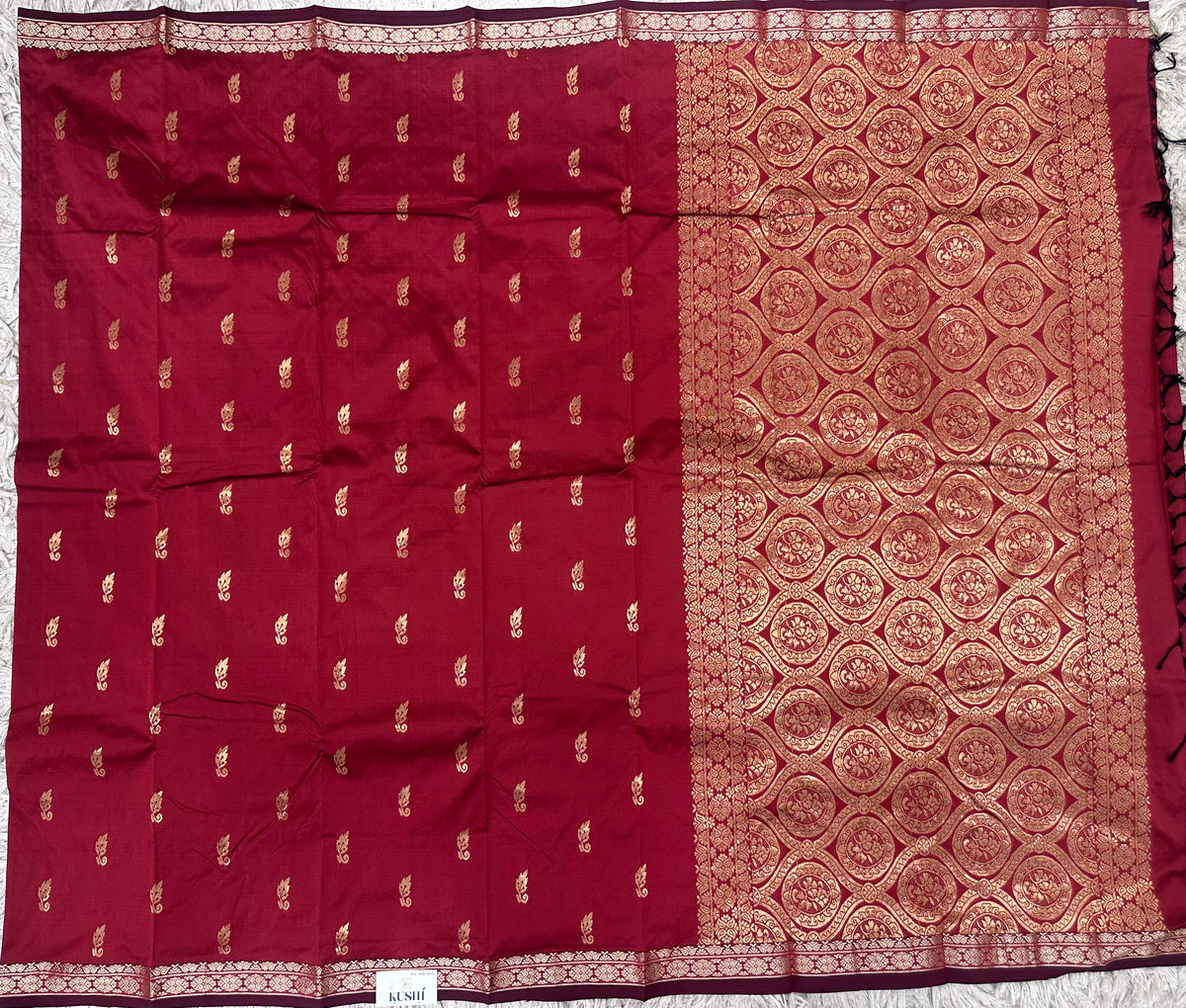 Semi silk with small border sarees