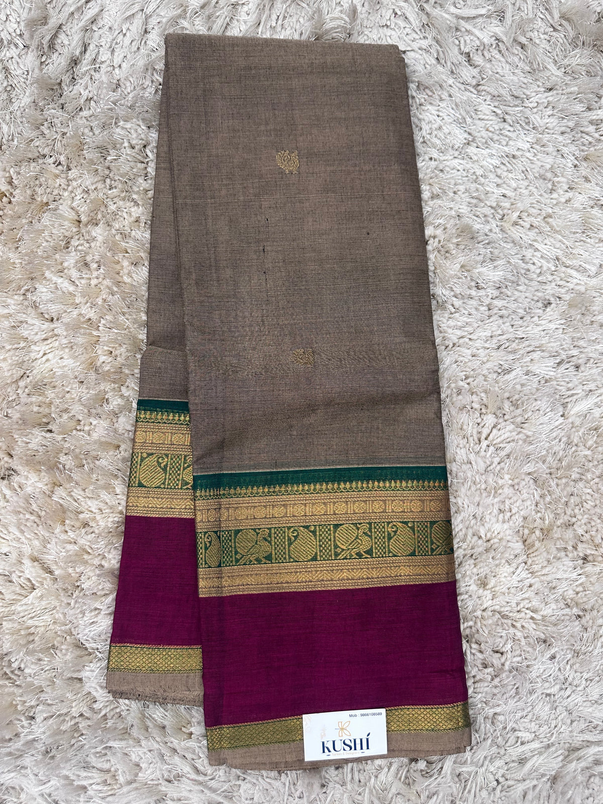 Kanchi Cotton Sarees with Heavy Pallu