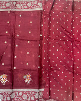 Manipuri silk Kota with banarase border saree
