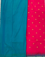 Ilkal pattu small buta with gap border saree