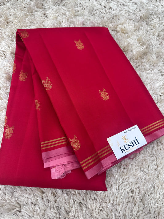 Kanchi Pattu Border Less Sarees