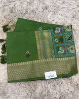Munga Fancy Saree with Patola Pallu